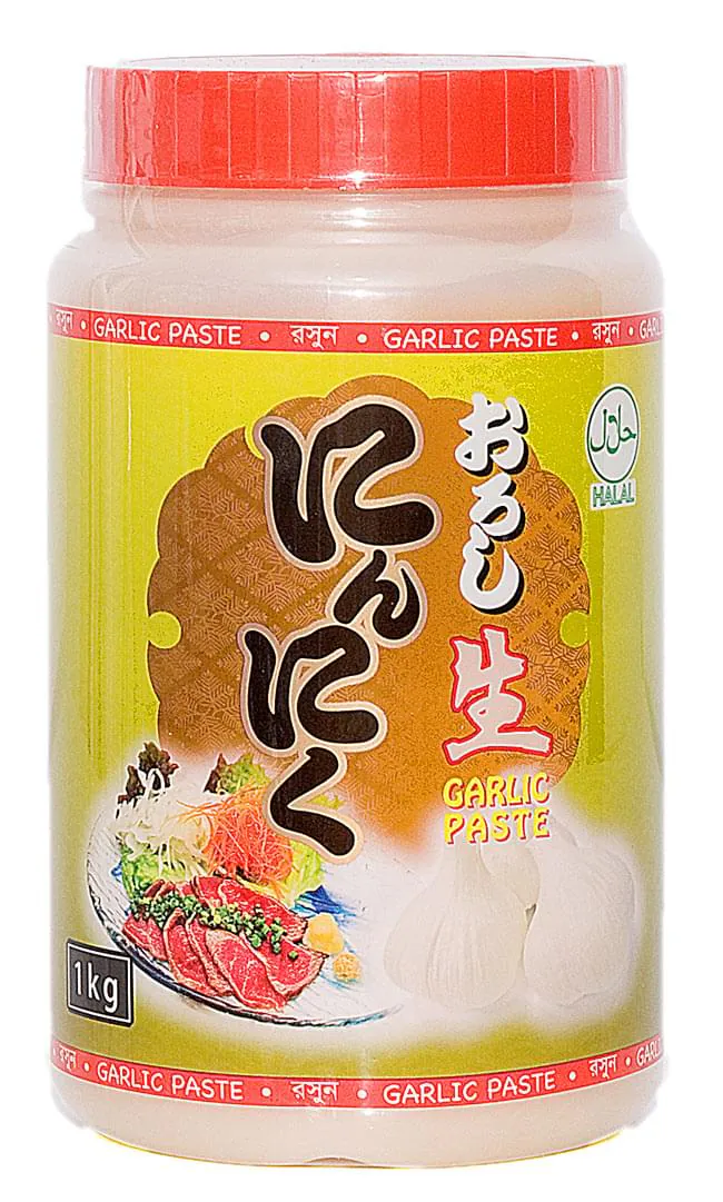 Garlic Paste おろし生にんにく(Rosun Bata)1kg Garlic Paste おろし生にんにく(Rosun Bata)1kg