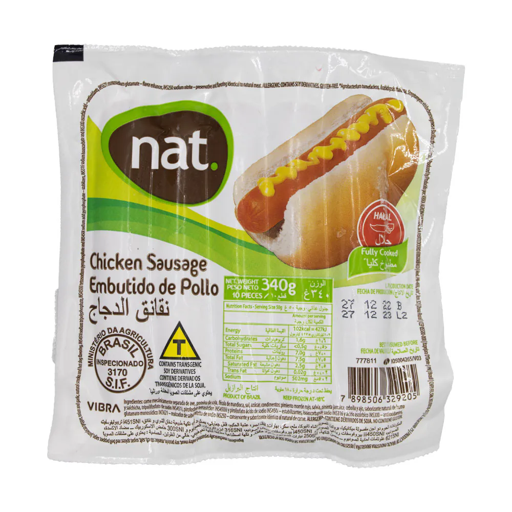 Chicken Franks 340g (NAT) Chicken Franks 340g (NAT)