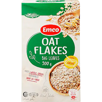 Emco Oat Flakes Big Leaves 500g Emco Oat Flakes Big Leaves 500g