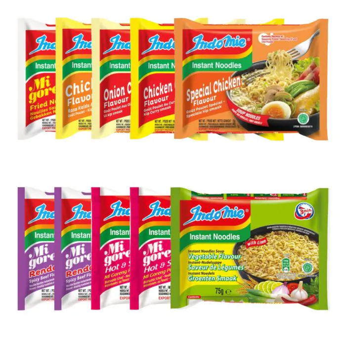 All Taste Assorted Noodles (Indomie) 10 Packets All Taste Assorted Noodles (Indomie) 10 Packets