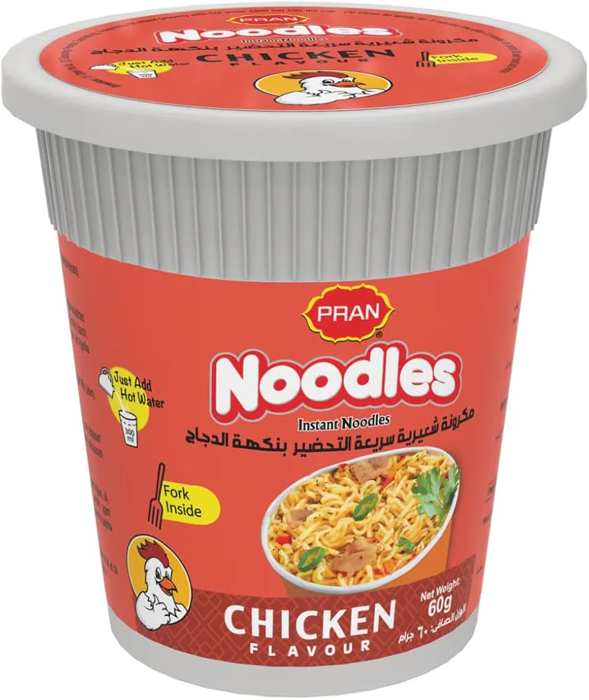 Instant Cup Noodles Chicken Flavor PRAN(60g) Instant Cup Noodles Chicken Flavor PRAN(60g)