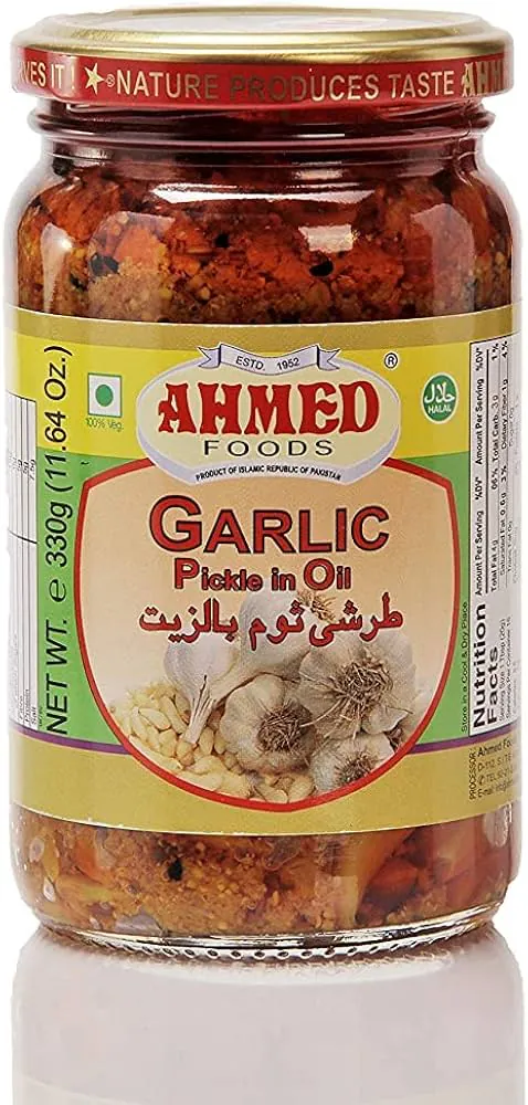 Garlic pickle in Oil 330g Ahmed Garlic pickle in Oil 330g Ahmed