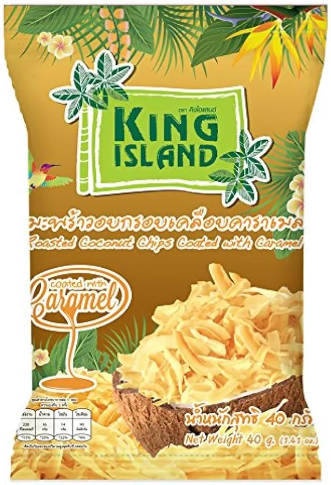 Roasted Coconut Chips Caramel (40g) Roasted Coconut Chips Caramel (40g)