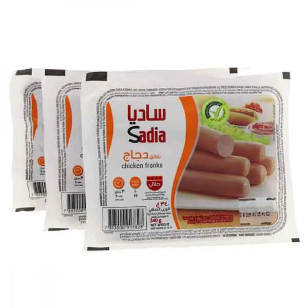 Chicken Franks Sausage Sadia 375gx 3 Pieces Chicken Franks Sausage Sadia 375gx 3 Pieces