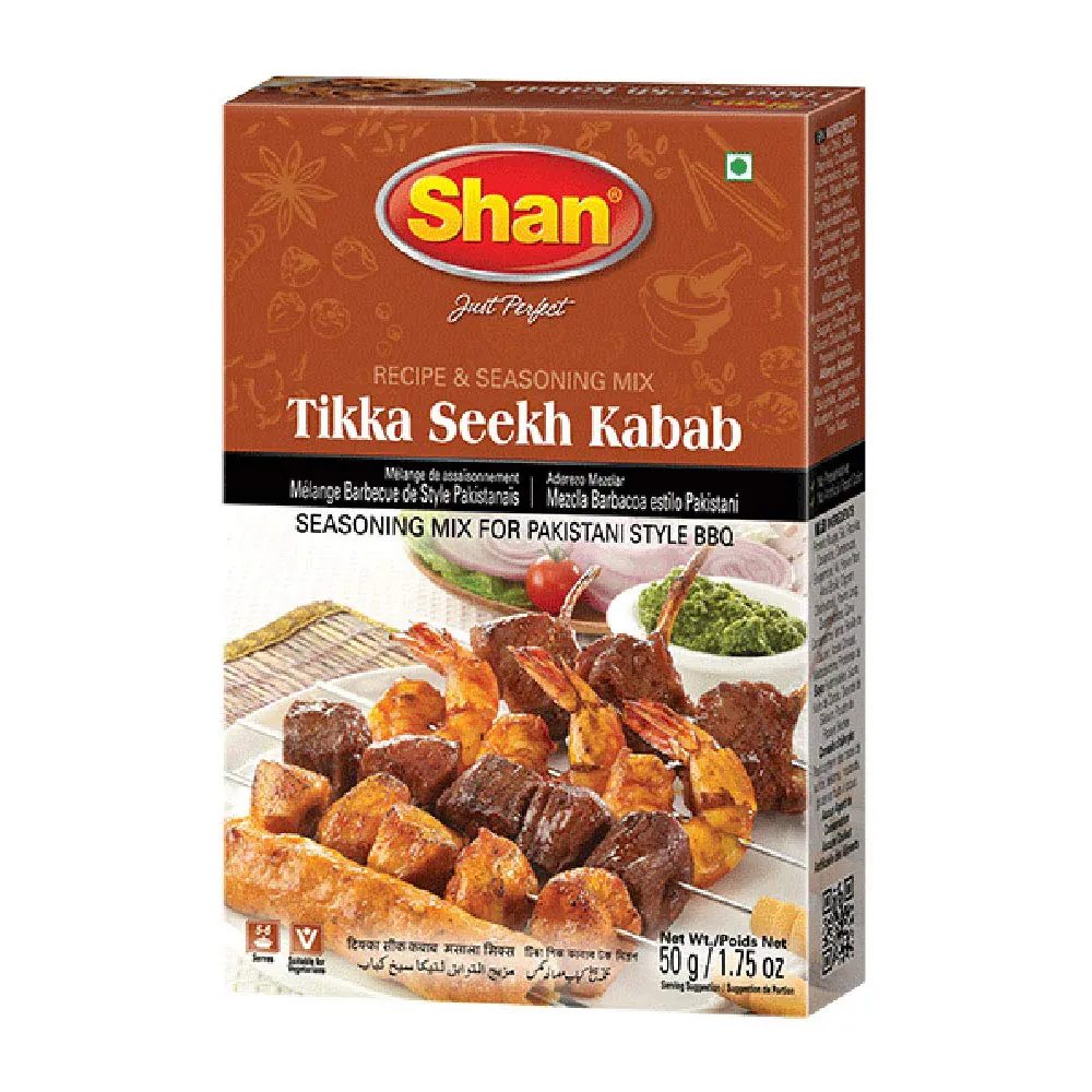 Shan Tikka Seekh Kebab Masala 50g Shan Tikka Seekh Kebab Masala 50g