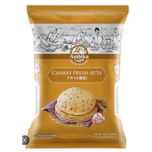 Chakki Fresh Atta/Wheat Ambika (10kg) Chakki Fresh Atta/Wheat Ambika (10kg)