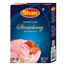 Custard Powder Strawberry (200g)Shan Custard Powder Strawberry (200g)Shan