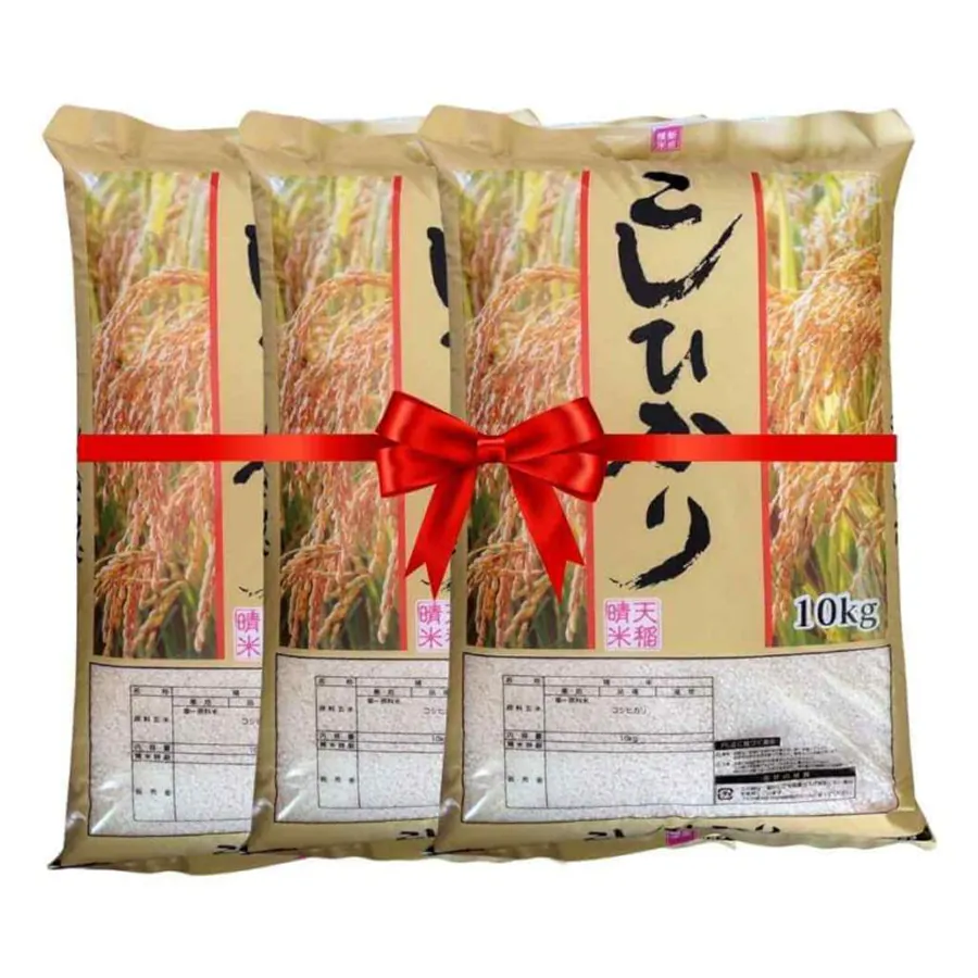 Japanese Koshi Hikari Rice (コシヒカリ) (10kg x 3Pack) Combo