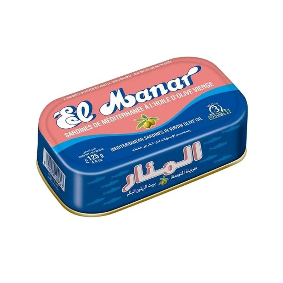 El Manar Sardine In Olive Oil (125gm)