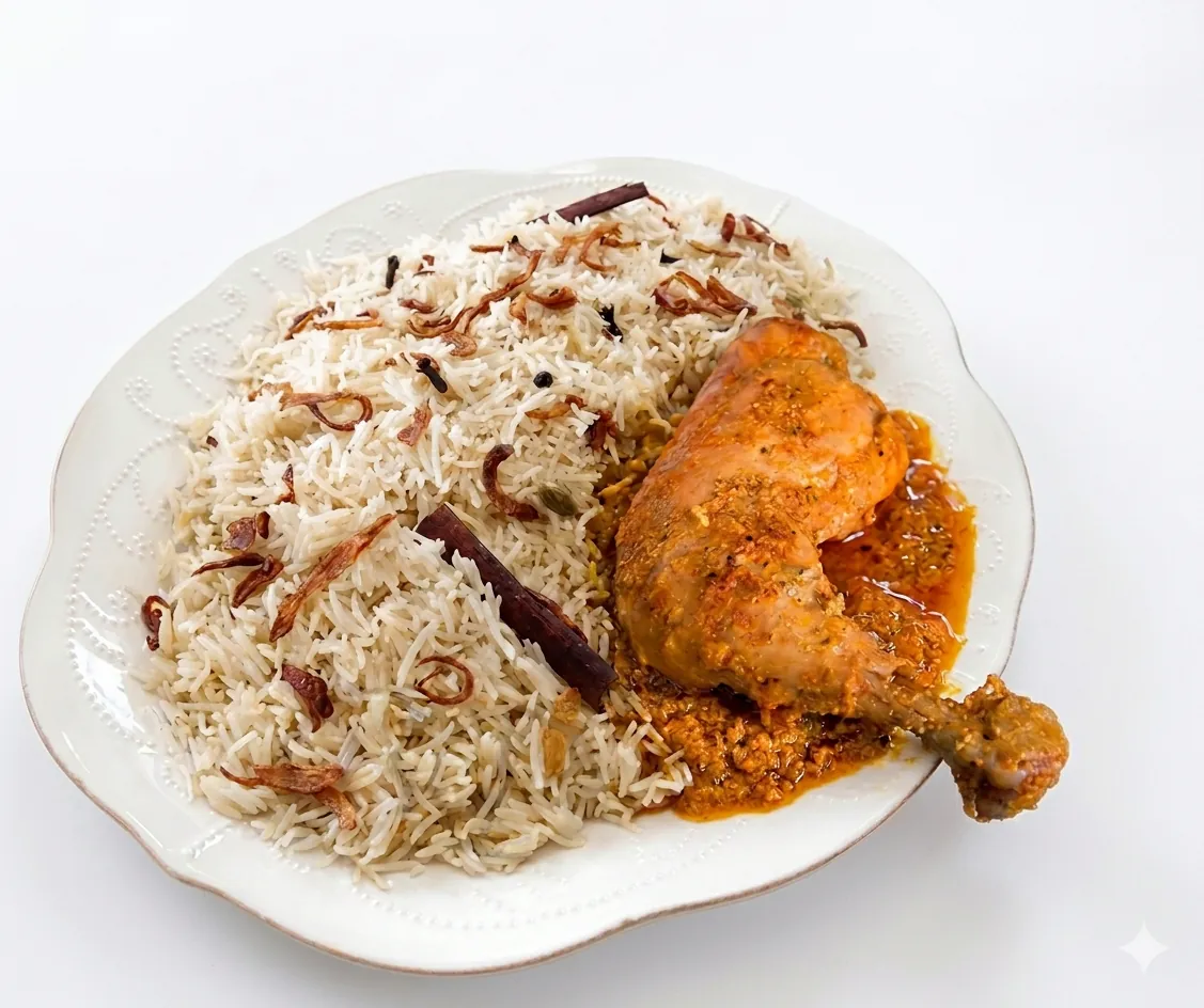 Polao & Chicken Roast -2 person ( Heat & Eat ) Polao & Chicken Roast -2 person ( Heat & Eat )