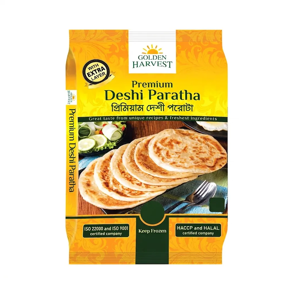 Plain Paratha Golden Harvest (Premium) (Oil Free) 5pcs 400g Plain Paratha Golden Harvest (Premium) (Oil Free) 5pcs 400g
