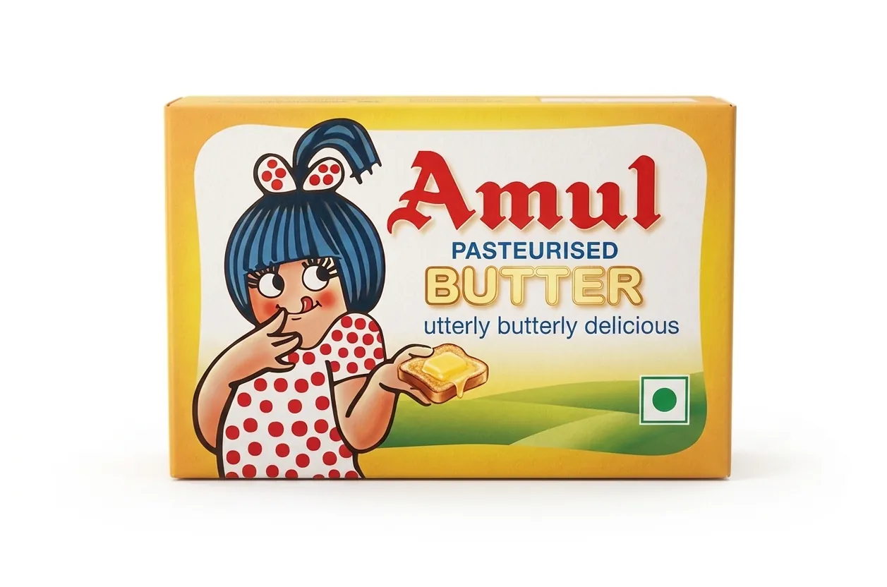 Amul Pasteurized Butter (100g) アマル低温殺菌バタ