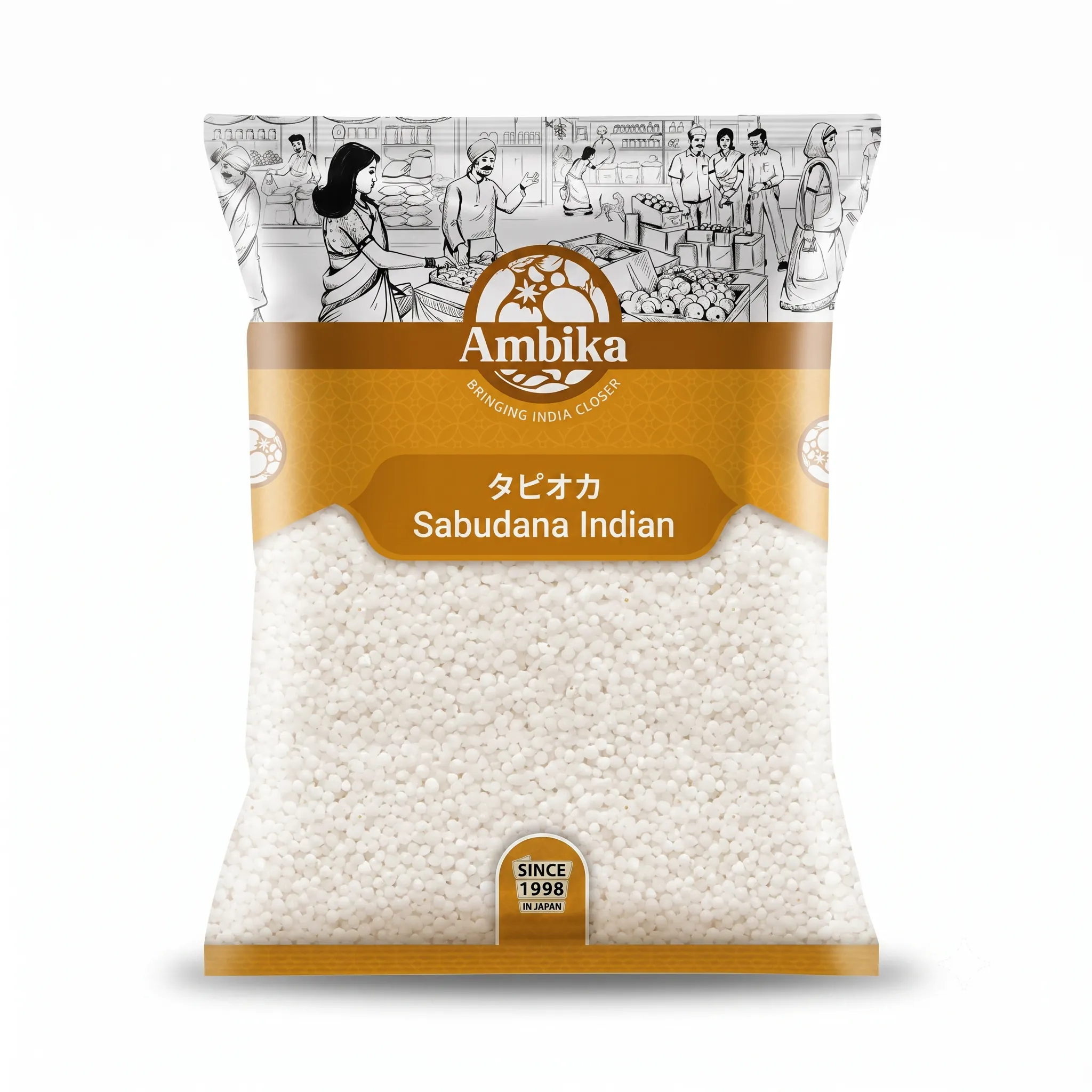 Ambika Sabudana (Tapioca) (1kg)