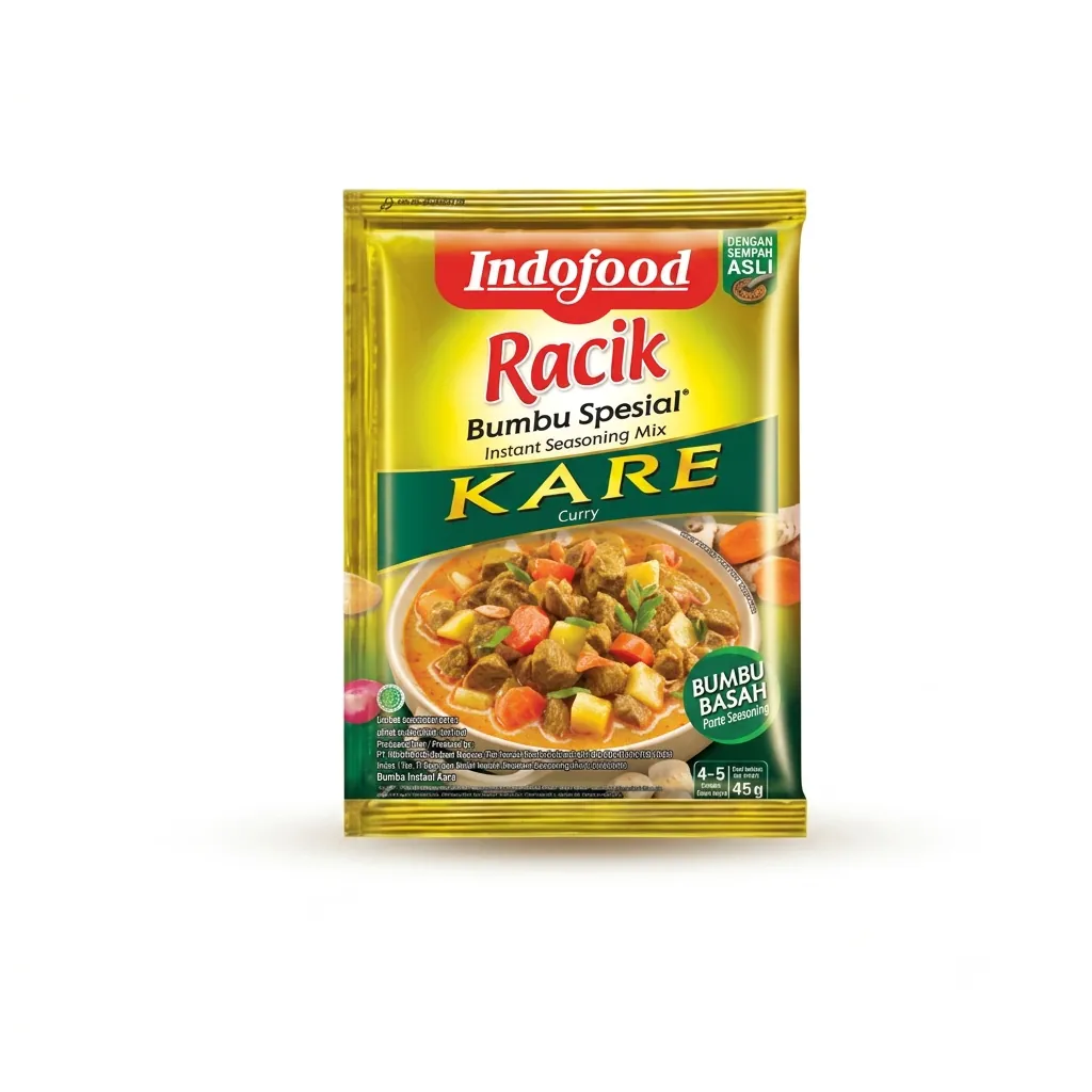 Indofood Racik Bumbu Spesial Kare (Curry) (45g) Indofood Racik Bumbu Spesial Kare (Curry) (45g)