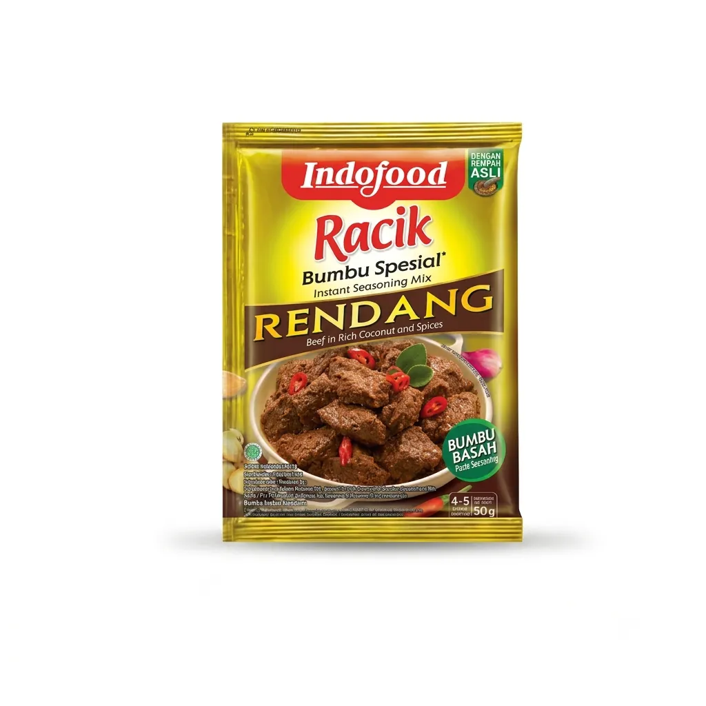 Indofood Racik Bumbu Spesial Rendang (50g) Indofood Racik Bumbu Spesial Rendang (50g)
