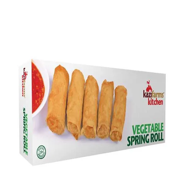 Vegetable Spring Roll 10 pcs 400 gm by Kazifarms Vegetable Spring Roll 10 pcs 400 gm by Kazifarms