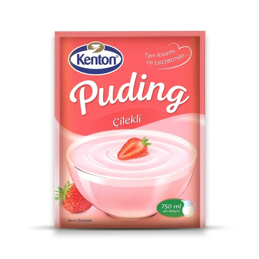 Kenton Pudding Powder Strawberry (125g)