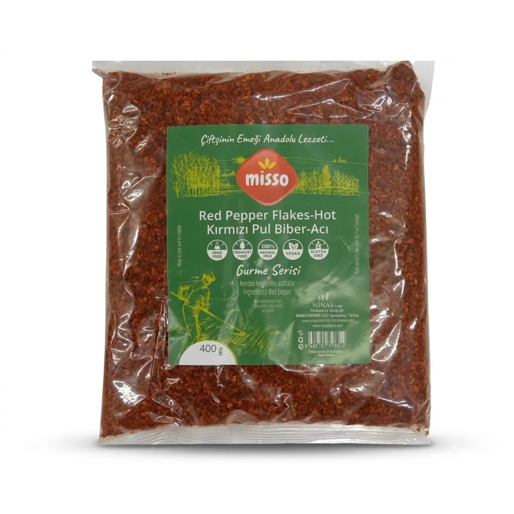 Misso Red Pepper Flakes Hot (400g)