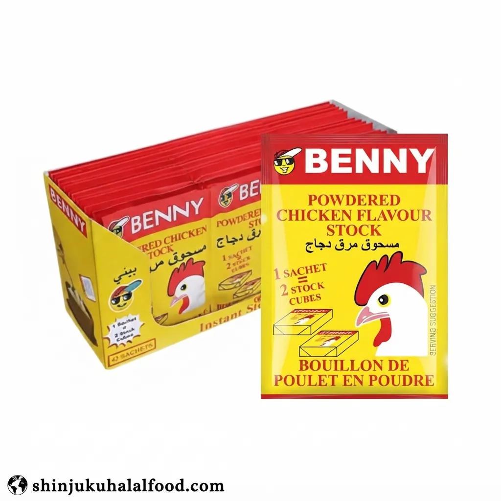 Powdered Chicken Stock Benny (1Box-42pcs) Powdered Chicken Stock Benny (1Box-42pcs)