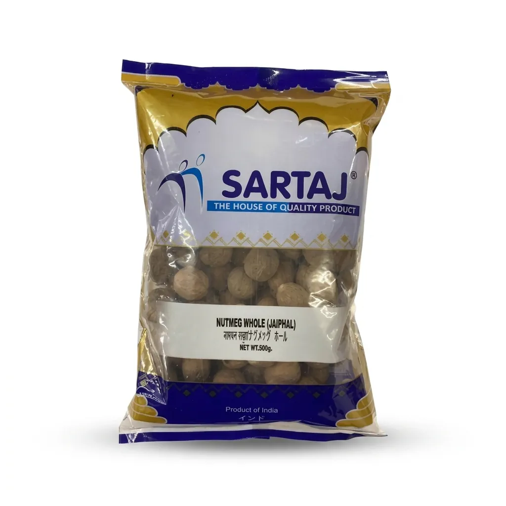 Sartaj Nutmeg Whole (Jaiphal) (500g) Sartaj Nutmeg Whole (Jaiphal) (500g)