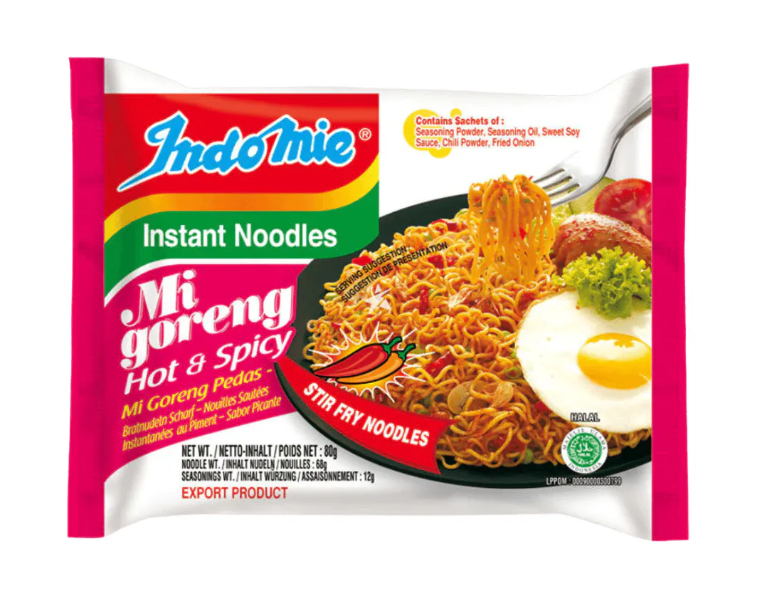 Indomie Instant Noodles Mi Goreng Pedas (68g) Indomie Instant Noodles Mi Goreng Pedas (68g)