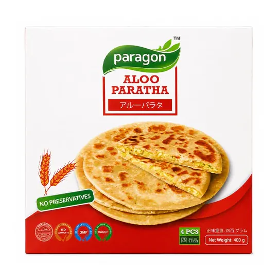 Aloo Paratha 8 Pc (800g) by Paragon Popular Aloo Paratha 8 Pc (800g) by Paragon Popular