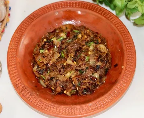 Loitta Shutki Vorta Medium Hot (লইট্টা শুটকি ভর্তা) Frozen100g Loitta Shutki Vorta Medium Hot (লইট্টা শুটকি ভর্তা) Frozen100g
