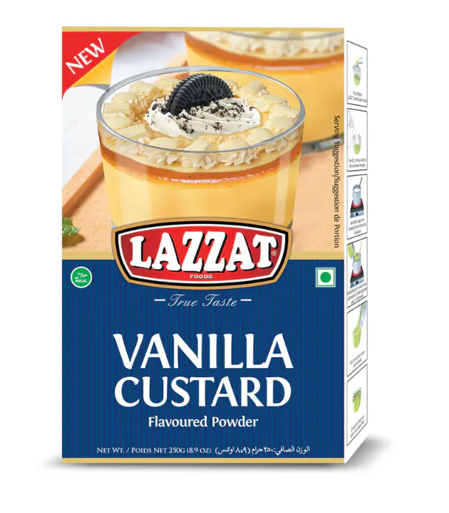 Lazzat Vanilla Custard Powder (250g) Lazzat Vanilla Custard Powder (250g)
