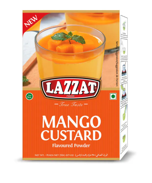 Lazzat Mango Custard Powder (250g) Lazzat Mango Custard Powder (250g)