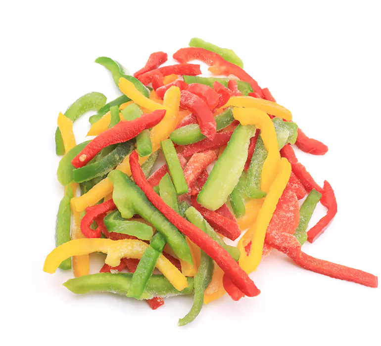 Frozen Paprika Tri Color Cut 500g