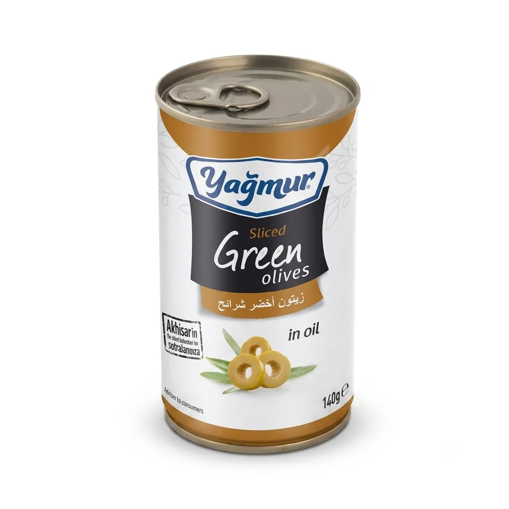 Sliced Green Olives (140g)