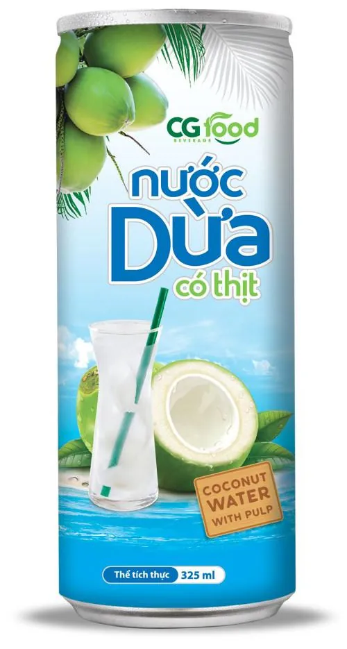 CG Coconut Water Drinks With Pulp 320 ml CG Coconut Water Drinks With Pulp 320 ml