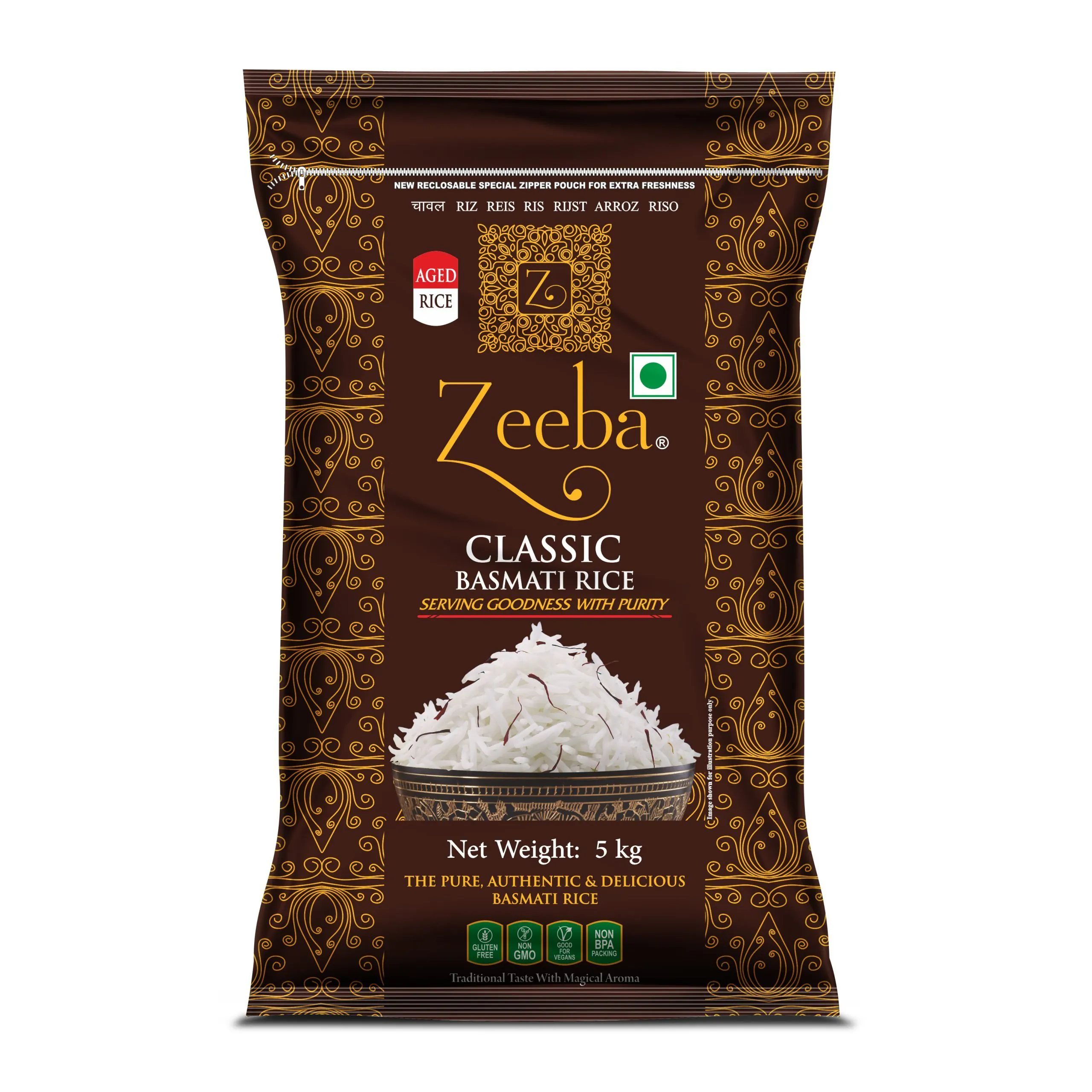 Zeeba Classic Basmati Rice (5kg)