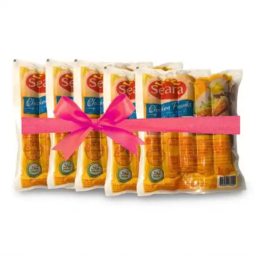 5 Pack Seara Chicken Franks Sausage (340g X 5Pack) (Combo Offer) 5 Pack Seara Chicken Franks Sausage (340g X 5Pack) (Combo Offer)