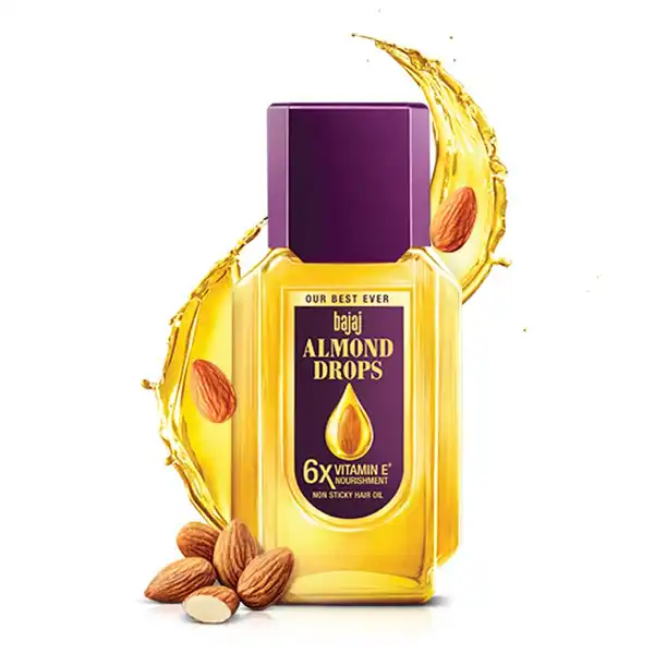 Bajaj Almond Drop Non Sticky Hair Oil (190ml-200ml) Bajaj Almond Drop Non Sticky Hair Oil (190ml-200ml)