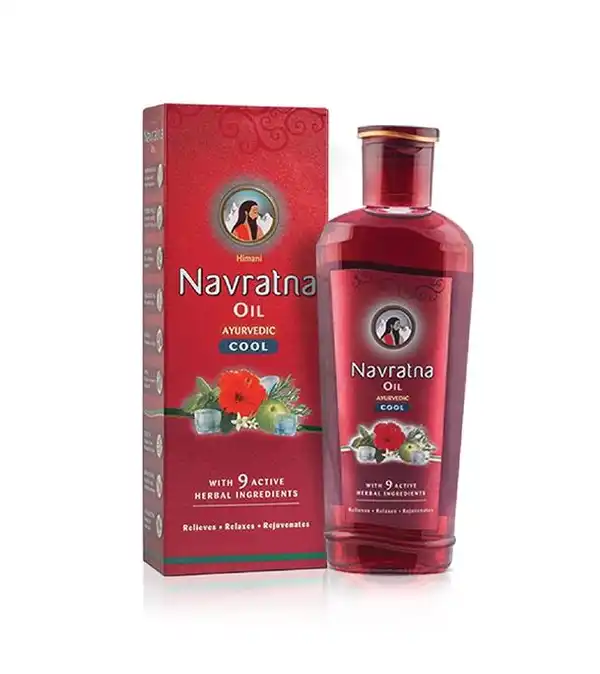 Navaratna Ayurvedic Hair Oil Cool (Red) (90ml) Navaratna Ayurvedic Hair Oil Cool (Red) (90ml)