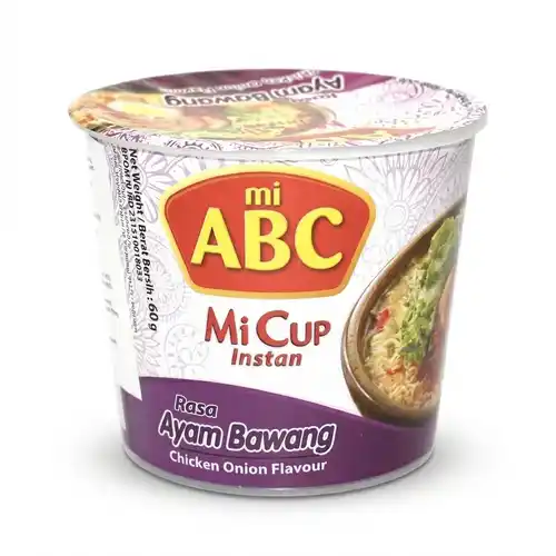 ABC Chicken Onion Ayam Bawang Cup Noodles (60g) ABC Chicken Onion Ayam Bawang Cup Noodles (60g)