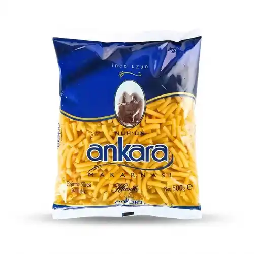 Ankara Macaroni Pasta (Ince Uzun) (500g) Ankara Macaroni Pasta (Ince Uzun) (500g)