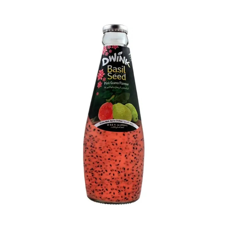 Basil Seed With Pink Guava (290ml) Basil Seed With Pink Guava (290ml)