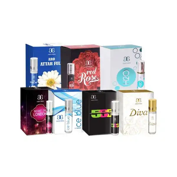 Pure Attar Perfume (No Alcohol) (Any 1 Pack) (6ml)