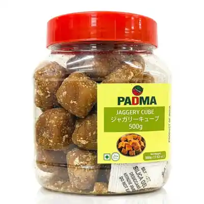 Padma Jaggery Cubes (500g) ジャガリーキューブ(Organic) Padma Jaggery Cubes (500g) ジャガリーキューブ(Organic)