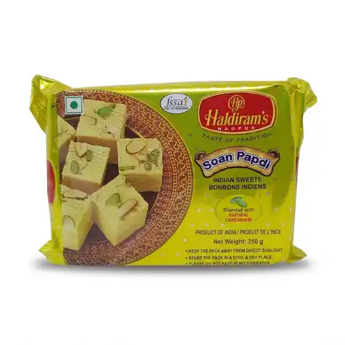 Haldiram’s Soan Papdi Cardamom Flavor (250g) Haldiram’s Soan Papdi Cardamom Flavor (250g)