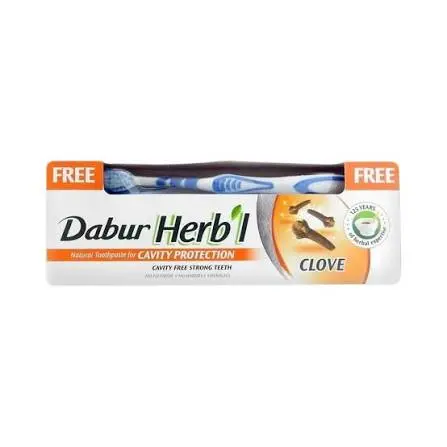 Dabur Herbal Clove Toothpaste (Brush Free) (150g) Dabur Herbal Clove Toothpaste (Brush Free) (150g)