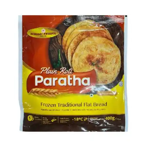 Bombay Sweet Plain Parata 5pcs (400g) Bombay Sweet Plain Parata 5pcs (400g)