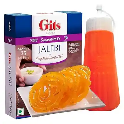 Gits Jalebi Mix with Maker Bottle