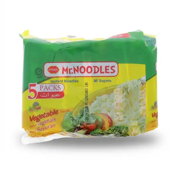 Pran Mr. Noodles Vegetable Flavour (5Pack) Pran Mr. Noodles Vegetable Flavour (5Pack)