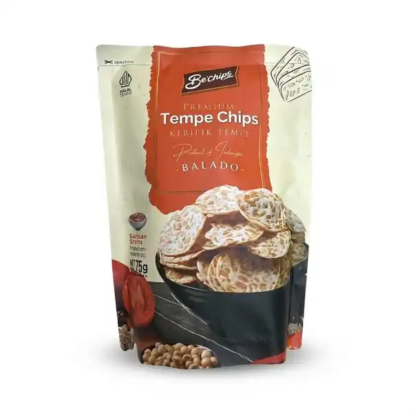 Premium Tempe Chips Balado (75g) Premium Tempe Chips Balado (75g)