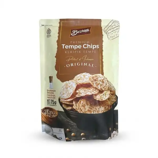 Premium Tempe Original Chips Keripik (75g) Premium Tempe Original Chips Keripik (75g)