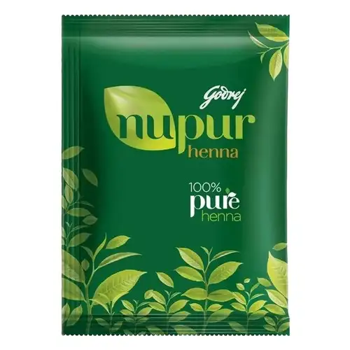 Godrej Nupur 100% Pure Henna Hair Color Powder (150g) Godrej Nupur 100% Pure Henna Hair Color Powder (150g)