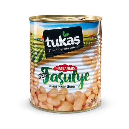 Tukas Boiled White Beans (800g) Tukas Boiled White Beans (800g)